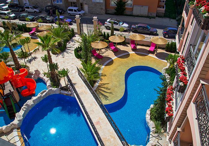Romance Marine Aparthotel Сонячний Берег Екстер'єр фото